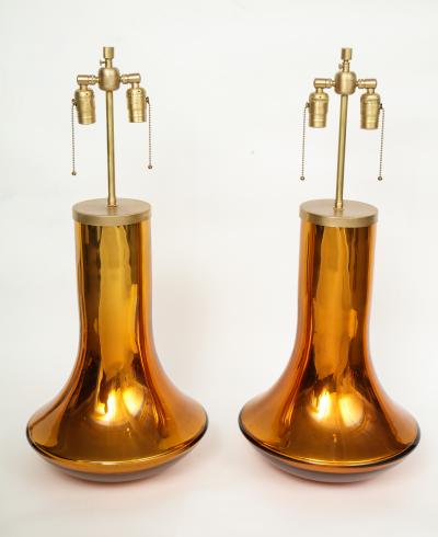  Murano Luxury Glass MGL Donghia Gold Murano Glass Lamps