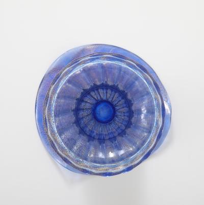  Murano Murano Glass 24K Decorative Vase 1950s Design