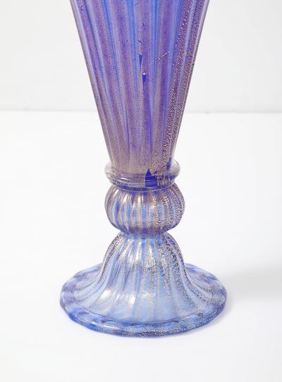  Murano Murano Glass 24K Decorative Vase 1950s Design