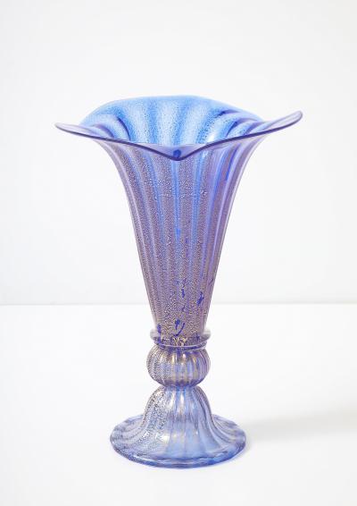  Murano Murano Glass 24K Decorative Vase 1950s Design