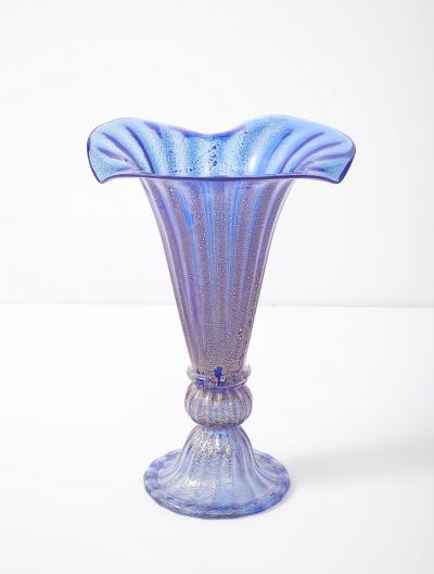  Murano Murano Glass 24K Decorative Vase 1950s Design