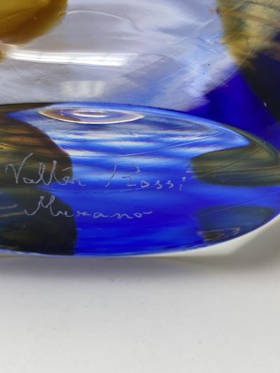  Murano Murano Glass Centerpiece with Etched Finish