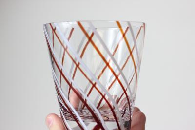  Murano Murano Glassware Barware Six Highball Tumblers and Ice Bucket Italy 1980s