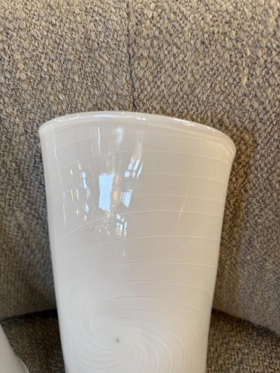  Murano Pair of Murano Spiral Glass Wall Sconces