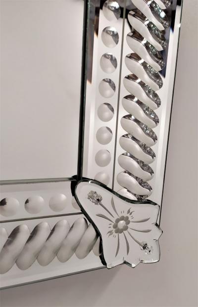  Murano Venetian Mirror Handmade by Fratelli Tosi