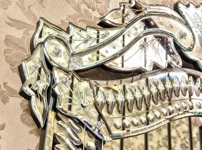  Murano Venetian Mirror Handmade by Fratelli Tosi