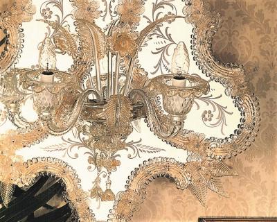  Murano Venetian Mirrored Wall Sconce