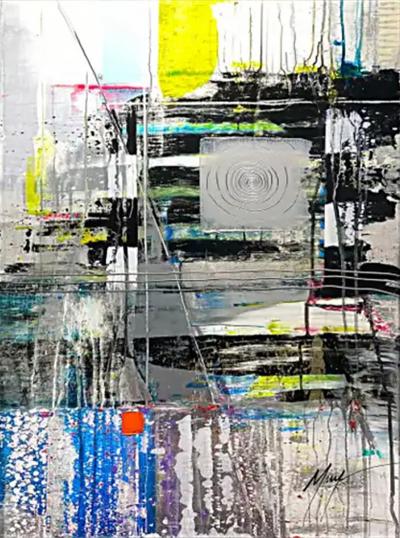  Murf Murphy Contemporary Abstract Painting on Canvas by Murf Murphy