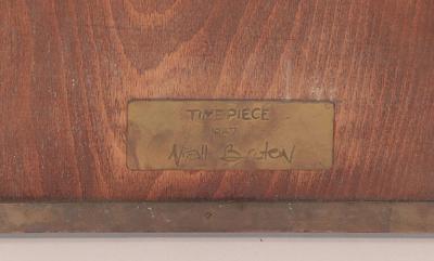  NIALL BRUTON BRUTALIST COPPER AND BRASS WALL SCULPTURE BY NIALL BRUTON