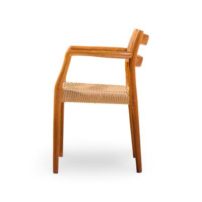  NIELS O MOLLER Niels M ller Models 84 and 67 Danish Teak and Rope Dining Chairs Set of 6