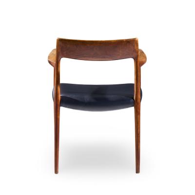  NIELS O MOLLER Niels Moller Model 57 Mid Century Danish Rosewood Chair