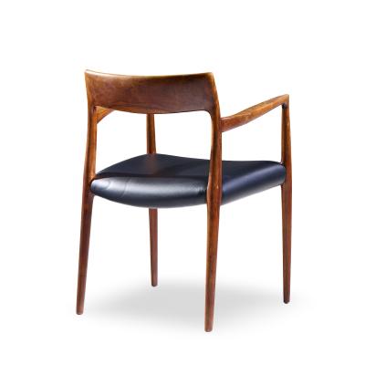  NIELS O MOLLER Niels Moller Model 57 Mid Century Danish Rosewood Chair