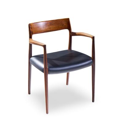  NIELS O MOLLER Niels Moller Model 57 Mid Century Danish Rosewood Chair