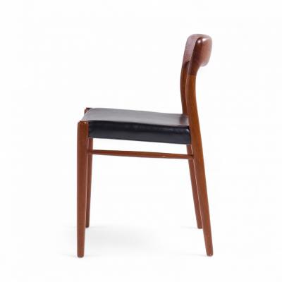 NIELS O MOLLER Niels Moller Model 75 Mid Century Danish Teak Dining Chairs Set of 8