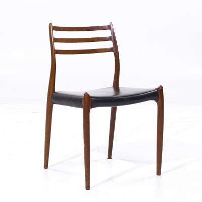 NIELS O MOLLER Niels Moller Model 78 Mid Century Danish Teak Dining Chairs Set of 4