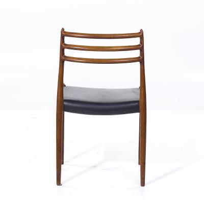  NIELS O MOLLER Niels Moller Model 78 Mid Century Danish Teak Dining Chairs Set of 4