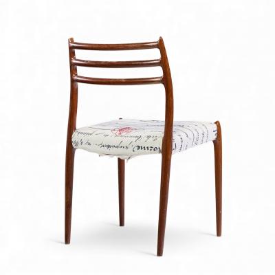  NIELS O MOLLER Niels Moller Model 78 Mid Century Rosewood Dining Chair