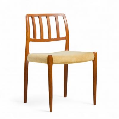  NIELS O MOLLER Niels Moller Model 83 Mid Century Danish Teak Dining Chairs Set of 6