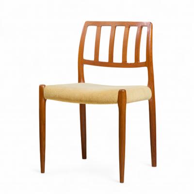  NIELS O MOLLER Niels Moller Model 83 Mid Century Danish Teak Dining Chairs Set of 6