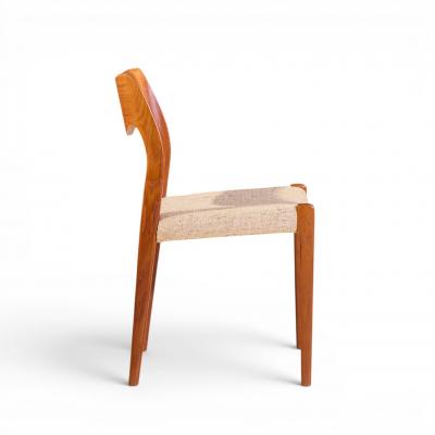  NIELS O MOLLER Niels Moller Models 55 and 71 Mid Century Danish Teak Dining Chairs Set of 12