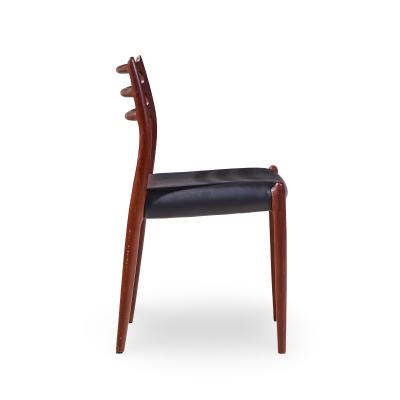  NIELS O MOLLER Niels Moller Models 75 and 78 Danish Teak Dining Chairs Set of 6