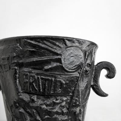 Nafveqvarns Bruk SCANDINAVIAN CAST IRON LEISURE URN BY N FVEQVARNS BRUK 1930