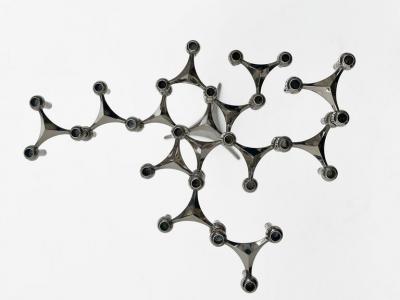  Nagel Stoffi Caesar Stoffi Modular Candle Holder for Fritz Nagel Germany 1960s