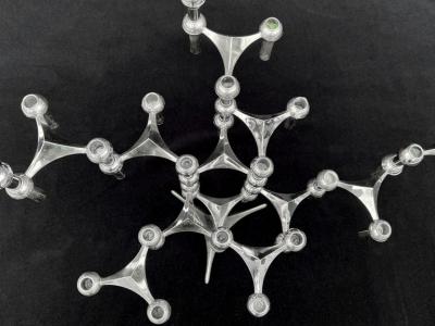  Nagel Stoffi Caesar Stoffi Modular Candle Holder for Fritz Nagel Germany 1960s