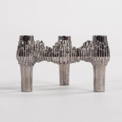  Nagel Stoffi Thirteen Original Nickel Plated Variomaster Candleholders