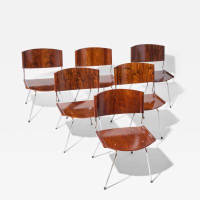  Nana Ditzel Exceptional Set of Six Mid Century Danish Chairs