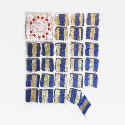  Nancy Billings Textile Art Nancy Billings Textile Art Democracy III Hanging on by a Thread Flag