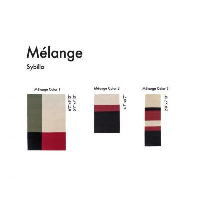  Nanimarquina M lange Color 1 Hand Loomed Rug by Sybilla for Nanimarquina