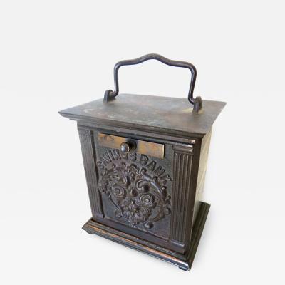 National Brass Works Company Chandlers Bank Mechanical Bank American circa 1900