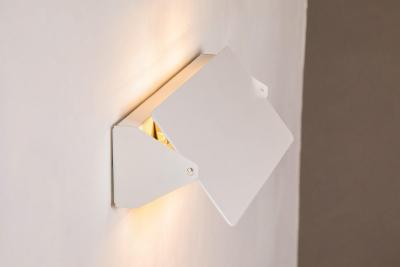  Nemo Lighting Large Charlotte Perriand Applique Volet Pivotant Double Wall Light in White