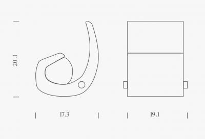  Nemo Lighting Le Corbusier Escargot Floor Lamp for Nemo