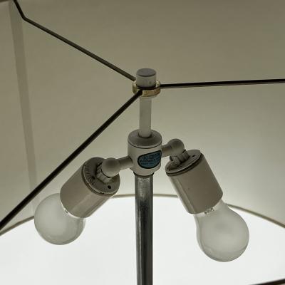  Nessen Studios Large Bauhaus or Art Deco Style Chrome and Marble Table or Desk Lamp