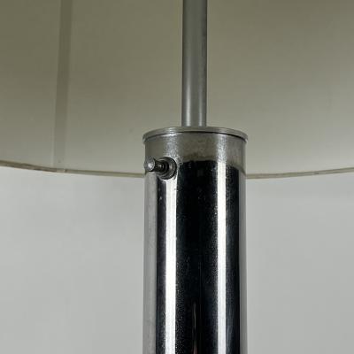  Nessen Studios Large Bauhaus or Art Deco Style Chrome and Marble Table or Desk Lamp