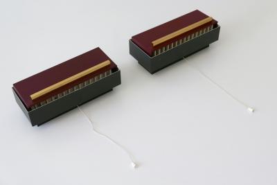  Neuhaus Leuchten Set of Two Elegant Bedside Sconces or Wall Lamps by Paul Neuhaus Germany 1950s