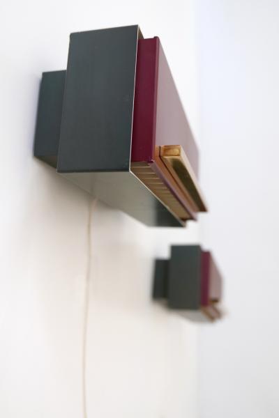  Neuhaus Leuchten Set of Two Elegant Bedside Sconces or Wall Lamps by Paul Neuhaus Germany 1950s