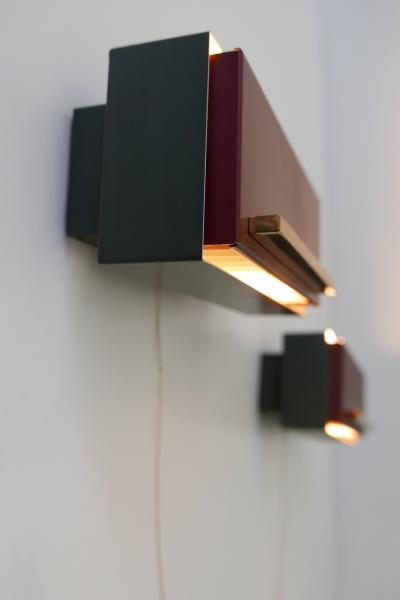  Neuhaus Leuchten Set of Two Elegant Bedside Sconces or Wall Lamps by Paul Neuhaus Germany 1950s