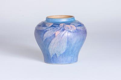  Newcomb College Pottery Vase with Fruit by Sadie Irvine
