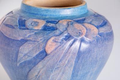  Newcomb College Pottery Vase with Fruit by Sadie Irvine