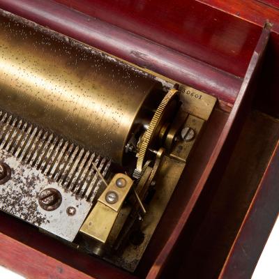  Nicole Fr res Marquetry wooden music box by Nicole Fr res