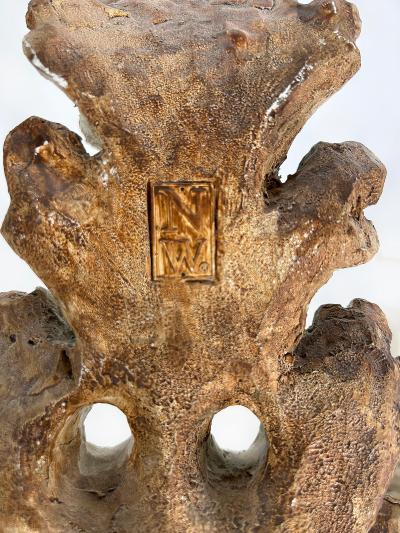  Niermann Weeks Nierman Weeks Faux Wood Acanthus Leaf Scones for Luminaire 2 Pairs Available