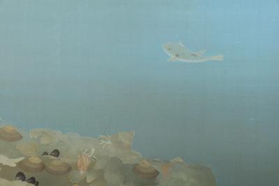 Nihonga Tropical Fish in Ocean 1930s
