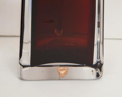  Nils Landberg Nils Landberg Orrefors Ruby Red Crystal Lamps