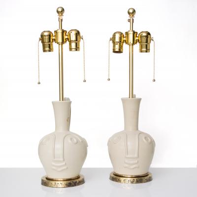  Nittsjo JERK WERKMASTER CERAMIC FACE LAMPS NITTSJO SWEDEN 1940