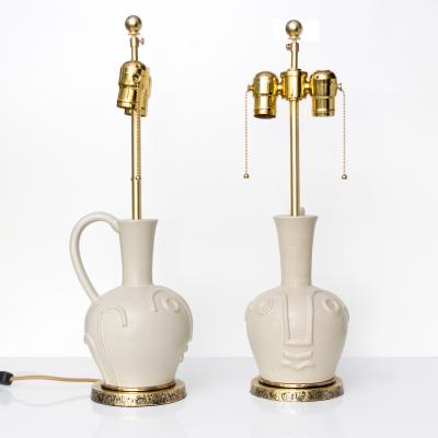  Nittsjo JERK WERKMASTER CERAMIC FACE LAMPS NITTSJO SWEDEN 1940