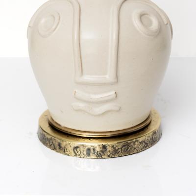  Nittsjo JERK WERKMASTER CERAMIC FACE LAMPS NITTSJO SWEDEN 1940