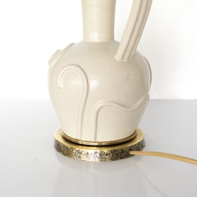  Nittsjo JERK WERKMASTER CERAMIC FACE LAMPS NITTSJO SWEDEN 1940